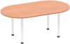 Dynamic Impulse Boardroom Table - (w) 1800 x (d) 1000mm - Beech