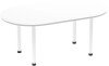 Dynamic Impulse Boardroom Table - (w) 1800 x (d) 1000mm - White