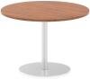 Dynamic Italia Round Table 725mm High - 1000 x 1000mm - Walnut