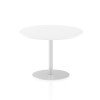 Dynamic Italia Round Table 725mm High - 1000 x 1000mm - White