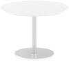 Dynamic Italia Round Table 725mm High - 1000 x 1000mm - White