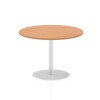 Dynamic Italia Round Table 725mm High - 1000 x 1000mm - Oak