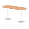 Dynamic Italia Boardroom Table 1145mm High - 2400 x 1000mm - Oak