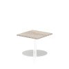 Dynamic Italia Square Table 475mm High - 600 x 600mm - Grey Oak