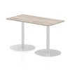 Dynamic Italia Rectangular Table 725mm High - 1200 x 800mm - Grey Oak