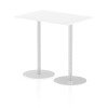 Dynamic Italia Rectangular Table 1145mm High - 1200 x 800mm - White