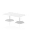Dynamic Italia Rectangular Table 475mm High - 1400 x 800mm - White