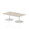 Dynamic Italia Rectangular Table 475mm High - 1400 x 800mm - Grey Oak