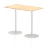 Dynamic Italia Rectangular Table 1145mm High - 1400 x 800mm - Maple