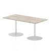 Dynamic Italia Rectangular Table 725mm High - 1600 x 800mm - Grey Oak