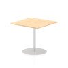 Dynamic Italia Square Table 725mm High - 800 x 800mm - Maple