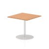 Dynamic Italia Square Table 725mm High - 800 x 800mm - Oak