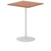 Dynamic Italia Square Table 1145mm High - 800 x 800mm - Walnut