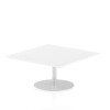 Dynamic Italia Square Table 475mm High - 1000 x 1000mm - White