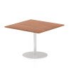 Dynamic Italia Square Table 725mm High - 1000 x 1000mm - Walnut