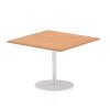 Dynamic Italia Square Table 725mm High - 1000 x 1000mm - Oak