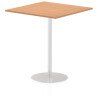 Dynamic Italia Square Table 1145mm High - 1000 x 1000mm - Oak