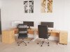 Dynamic Impulse Corner Desk with Cable Managed Legs - 1200mm x 1200mm