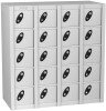 Probe MiniBox 20 Door Stackable Lockers - 940 x 900 x 380mm - White (RAL 9016)
