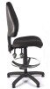 Chilli High Back Draughtsman Operator Chair - Black