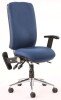 Dynamic Chiro High Back Task Operators Chair Black with Height Adjustable & Folding Arms