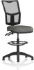Dynamic Eclipse Plus II Operator Chair with Mesh Back & Draughtsman Kit - Charcoal