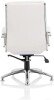 Dynamic Classic White Executive Chair with Chrome Glides