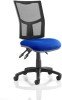 Dynamic Eclipse Plus 3 Lever Mesh Back Operator Chair - Blue