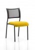 Dynamic Brunswick Bespoke Fabric Seat Chair With Black Frame