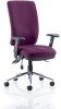 Dynamic Chiro High Back Task Operators Chair Black with Height Adjustable & Folding Arms