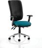 Dynamic Chiro Bespoke Seat Operator Chair with Adjustable Arms - Maringa Teal