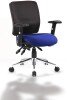 Dynamic Chiro Bespoke Chair with Height Adjustable Arms - Stevia Blue