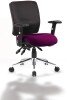 Dynamic Chiro Bespoke Chair with Height Adjustable Arms - Tansy Purple