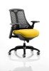 Dynamic Flex Black Frame Black Back Bespoke Seat Chair