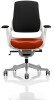 Dynamic Zure Task Chair Bespoke Seat Chair - Tabasco Orange