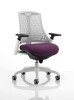 Dynamic Flex White Frame White Back Bespoke Seat Chair