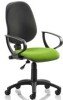 Dynamic Eclipse Plus 1 Lever Bespoke Seat Operator Chair with Fixed Arms