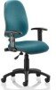 Dynamic Eclipse Plus 1 Lever Bespoke Operator Chair with Adjustable Arms