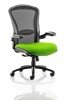 Dynamic Houston Heavy Duty Black Mesh Back Task Chair Bespoke Seat (Weight Capacity 32 Stone)