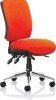 Dynamic Chiro Bespoke Chair without Arms - Tabasco Orange