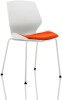 Dynamic Florence Bespoke Visitor Chair - Tabasco Orange