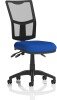 Dynamic Eclipse Plus III Lever Bespoke Task Operator Chair - Stevia Blue