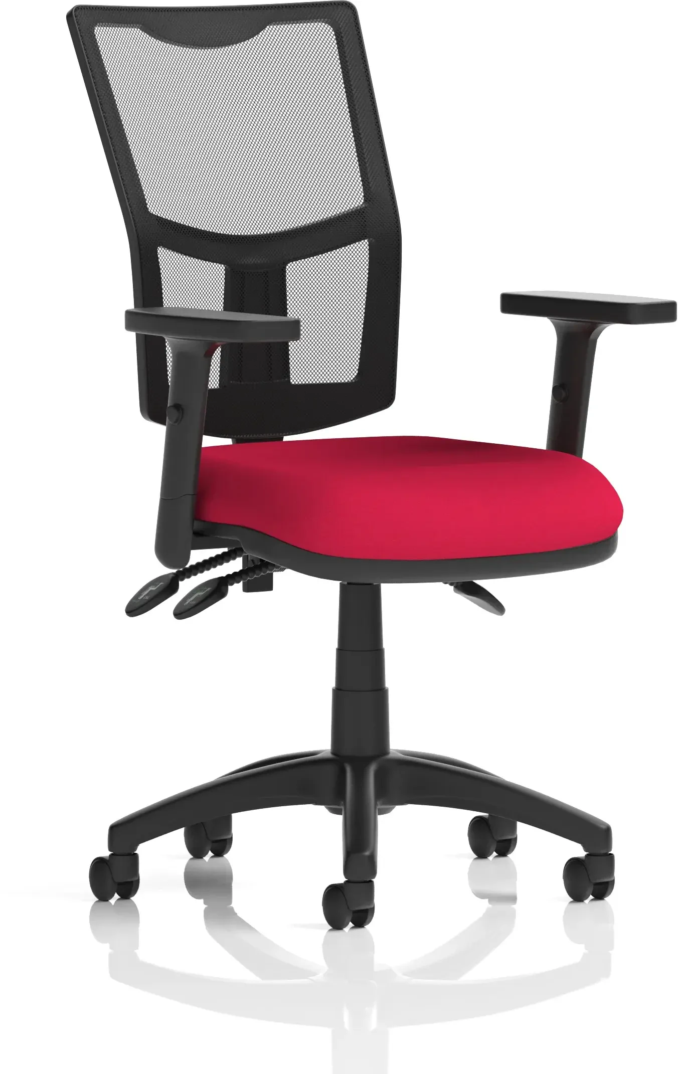 adjustable arms operator chair