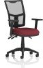 Dynamic Eclipse Plus III Lever Bespoke Task Operator Chair with Adjustable Arms - Ginseng Chilli