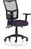 Dynamic Eclipse Plus III Lever Bespoke Task Operator Chair with Adjustable Arms - Tansy Purple