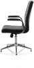 Dynamic Ezra Executive Leather Chair with Glides - Black