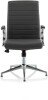 Dynamic Ezra Executive Leather Chair with Glides - Grey