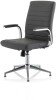 Dynamic Ezra Executive Leather Chair with Glides - Grey