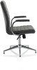 Dynamic Ezra Executive Leather Chair with Glides - Grey