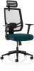 Dynamic Ergo Twist Bespoke Fabric Seat with Mesh Back, Arms and Headrest - Maringa Teal